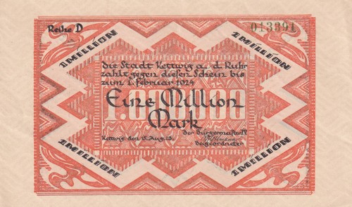 Kettwig città 1 milione - -,