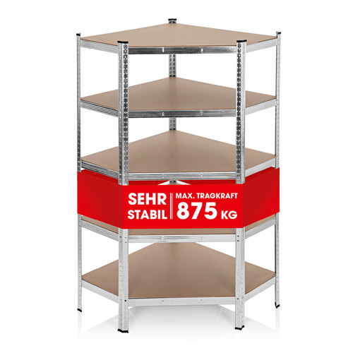 Scaffale angolare per carichi