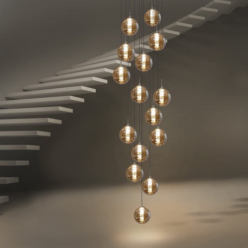 Zmh led fiamme grigio - 3/4/6,