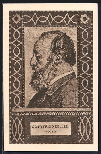 Poeta gottfried keller 1889 - keller,,