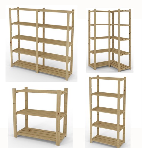 Lenmar scaffale pino legno - pino,